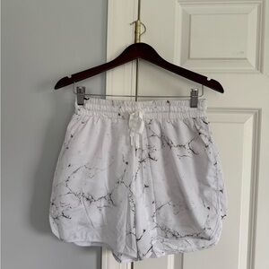 Marble Print BuffBunny Shorts